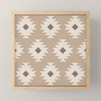 Southwestern Pattern 525 Beige Mini Art Print Gallery Image 1