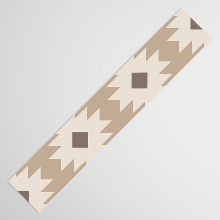 Southwestern Pattern 525 Beige Table Runner Gallery Image 3