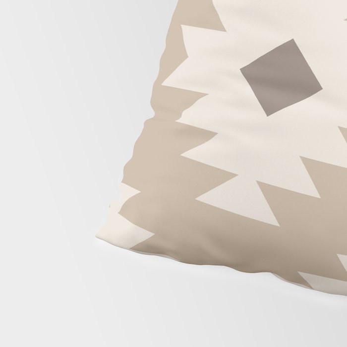 Southwestern Pattern 525 Beige Pillow Sham Gallery Image 4