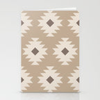 Southwestern Pattern 525 Beige Stationery Card Gallery Image 2