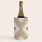 Southwestern Pattern 525 Beige Wine Chiller Gallery Image 1