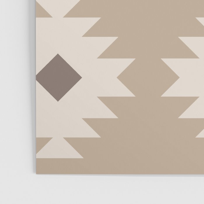Southwestern Pattern 525 Beige Poster Gallery Image 3