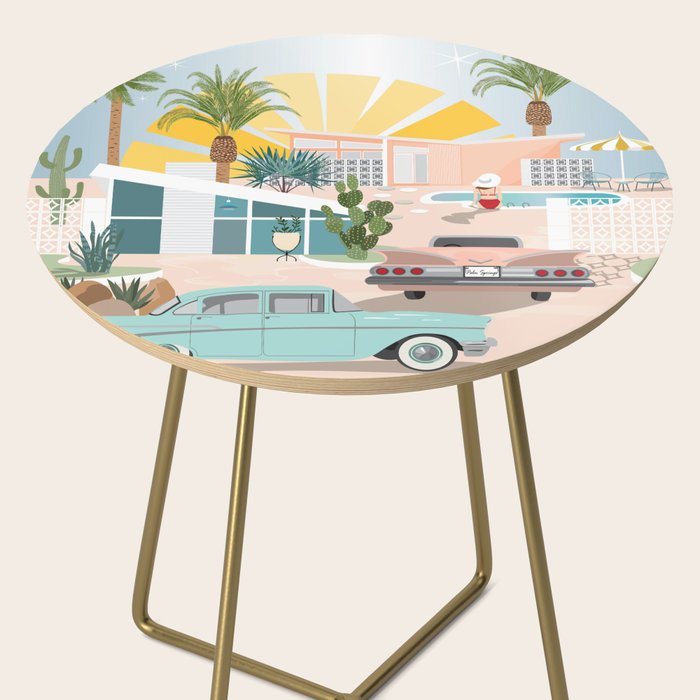 Retro Palm Springs III Side Table Gallery Image 2
