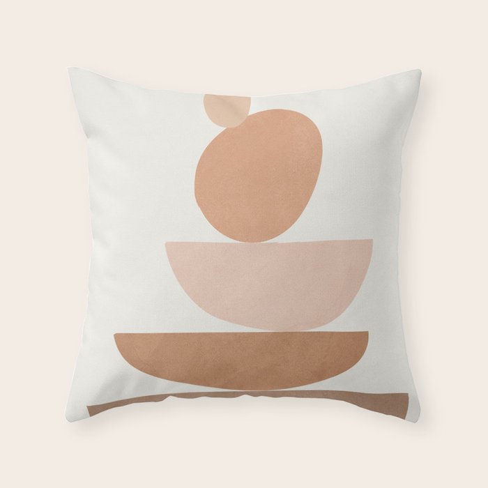 Balancing Elements I Throw Pillow Gallery Image 6