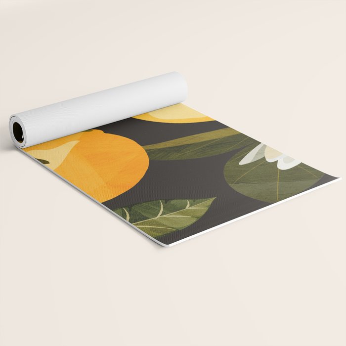 Lemons Botanical Art 1 Yoga Mat Gallery Image 2