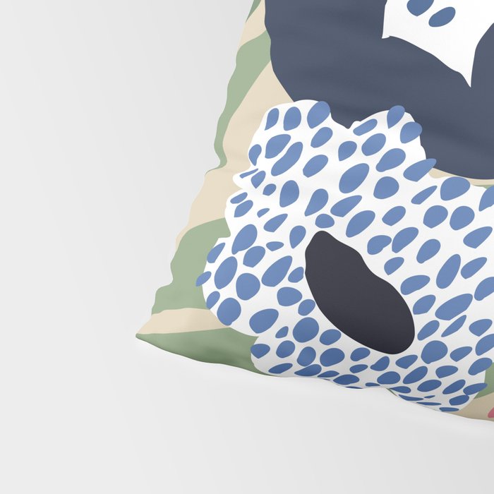 Maximalist floral shapes Pillow Sham Gallery Image 4