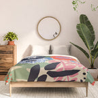 Maximalist floral shapes Comforter Gallery Image 3