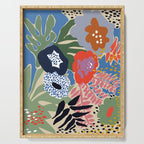 Maximalist floral shapes Serving Tray Gallery Image 1
