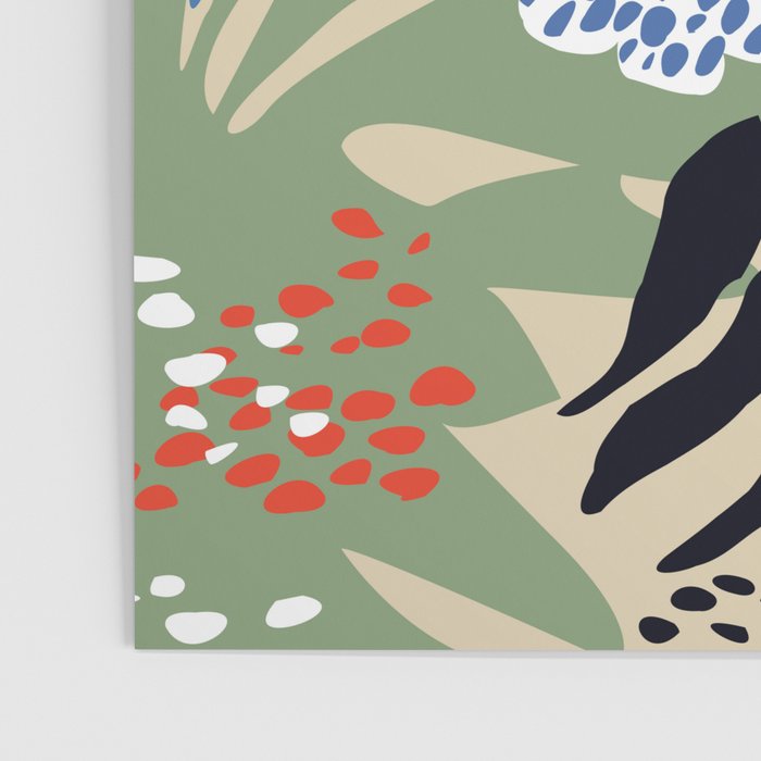 Maximalist floral shapes Poster Gallery Image 3