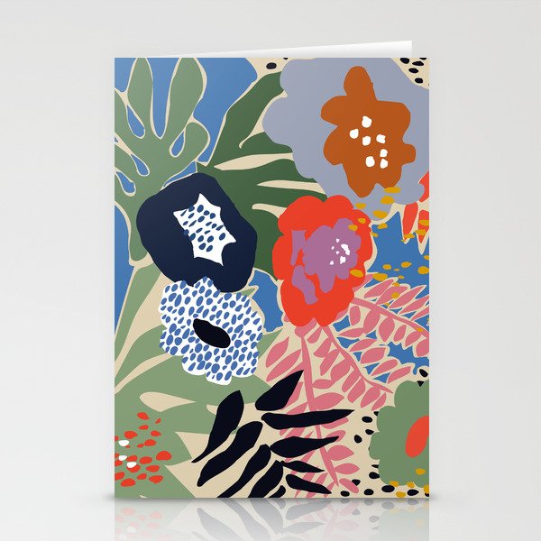 Maximalist floral shapes Stationery Card Gallery Image 2