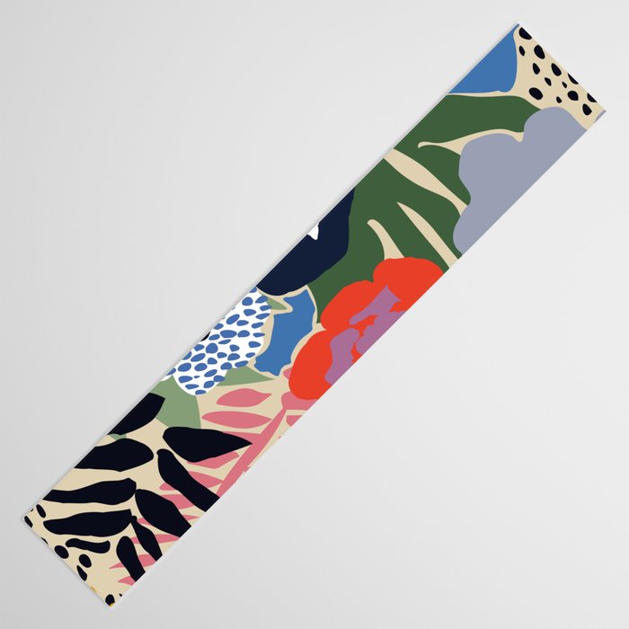 Maximalist floral shapes Table Runner Gallery Image 3