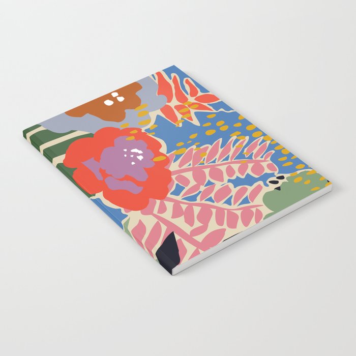 Maximalist floral shapes Notebook Gallery Image 2