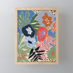 Maximalist floral shapes Mini Art Print Gallery Image 1