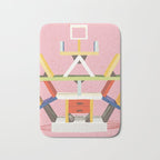 Memphis Style Icon Bath Mat Gallery Image 1