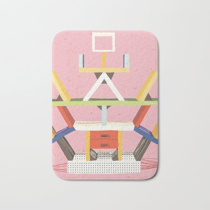 Memphis Style Icon Bath Mat Gallery Image 1