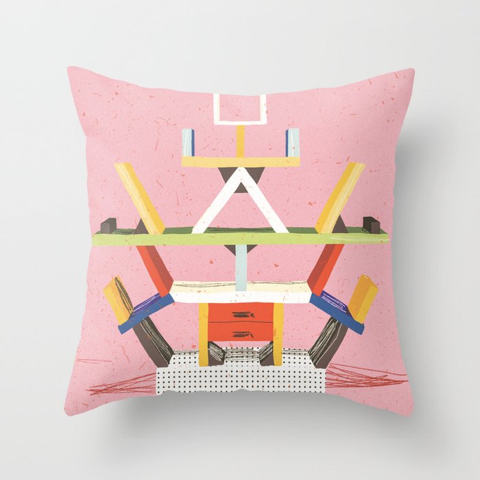 Memphis Style Icon Throw Pillow Gallery Image 6