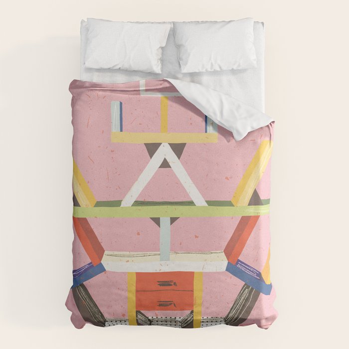 Memphis Style Icon Duvet Cover Gallery Image 1