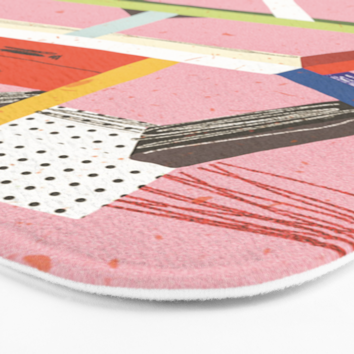 Memphis Style Icon Bath Mat Gallery Image 3