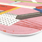 Memphis Style Icon Bath Mat Gallery Image 3