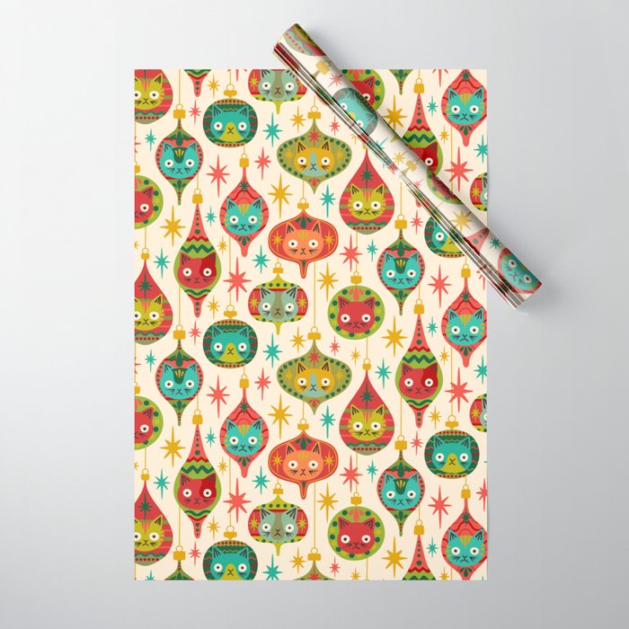 Meowy Christmas Wrapping Paper Gallery Image 1