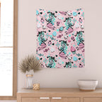 MInt Sugar Pinup Doll Pattern Wall Tapestry Gallery Image 2