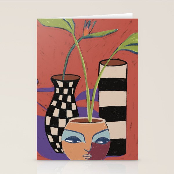 Blending Vases Stationery Card Gallery Image 1