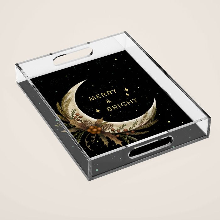 Merry & Bright Acrylic Tray Gallery Image 1