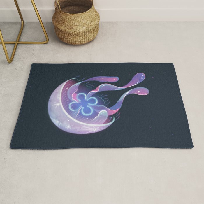 Moon jelly Rug Gallery Image 1