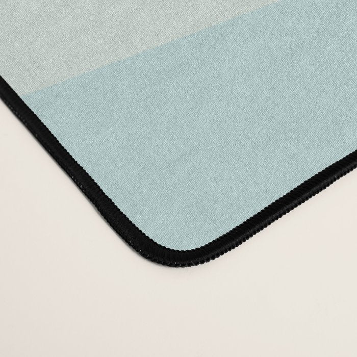Abstract Pastel Blue Ripple Desk Mat Gallery Image 4