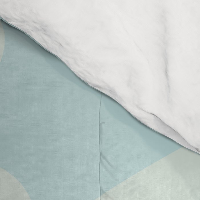 Abstract Pastel Blue Ripple Comforter Gallery Image 4