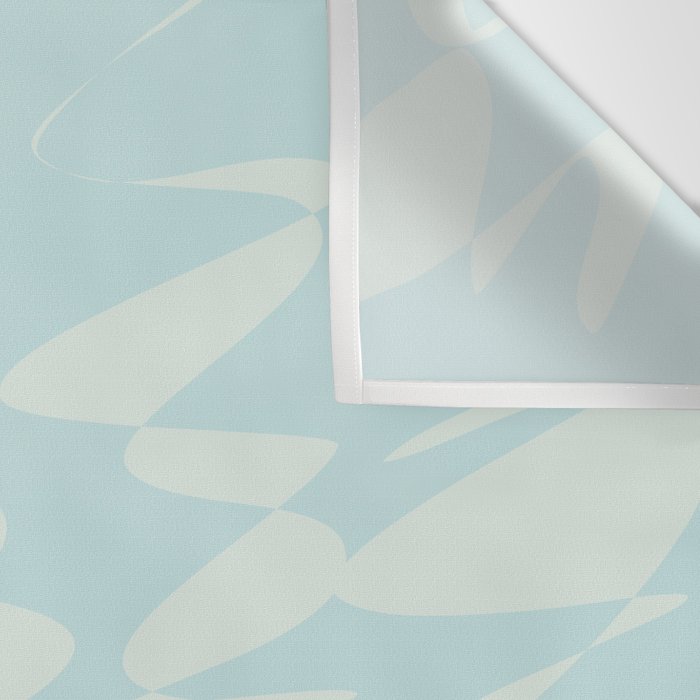 Abstract Pastel Blue Ripple Wall Tapestry Gallery Image 3