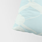 Abstract Pastel Blue Ripple Pillow Sham Gallery Image 4