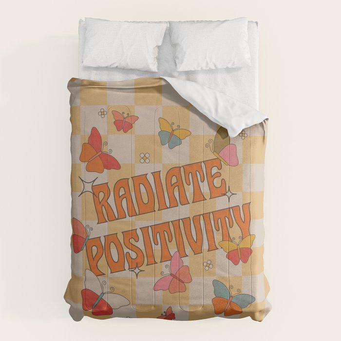 Radiate Positivity Butterflies Comforter Gallery Image 1