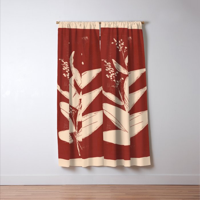 minimal plant 74 Window Curtain Gallery Image 3