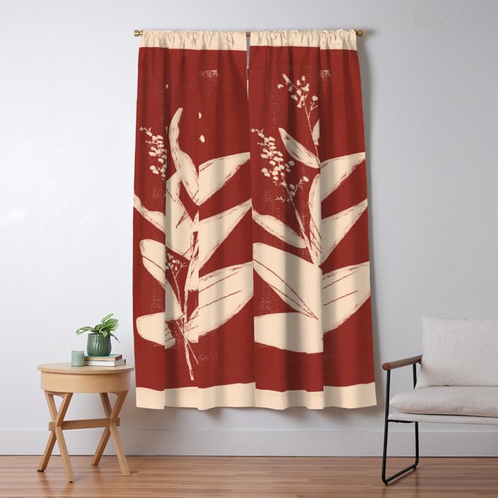 minimal plant 74 Window Curtain Gallery Image 1