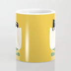 Still life with cat and flower Coffee Mug Gallery Image 4