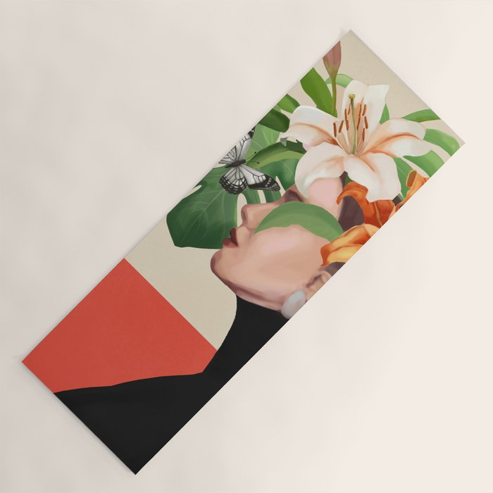 Floral Serenity Yoga Mat Gallery Image 1