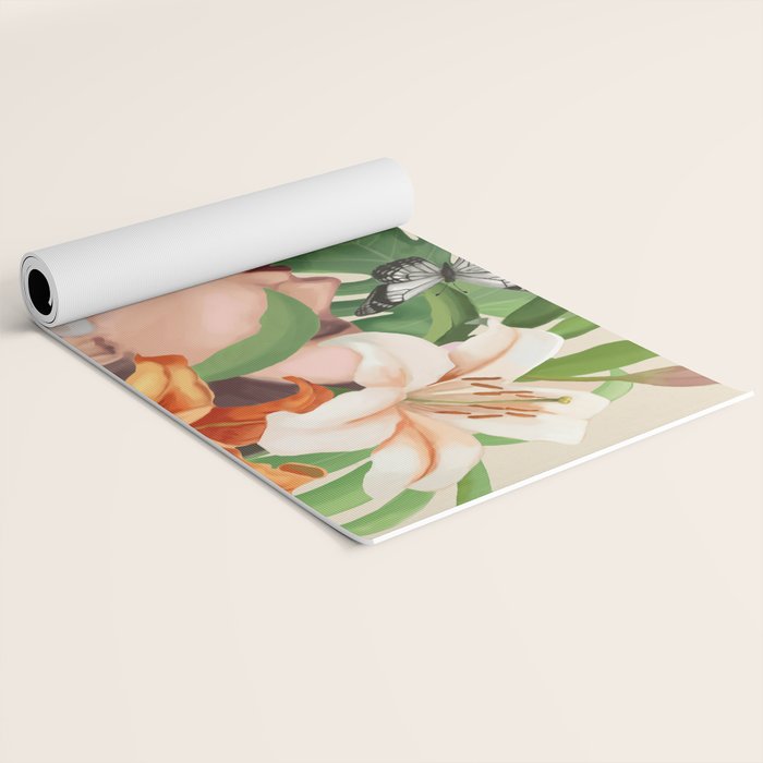 Floral Serenity Yoga Mat Gallery Image 2