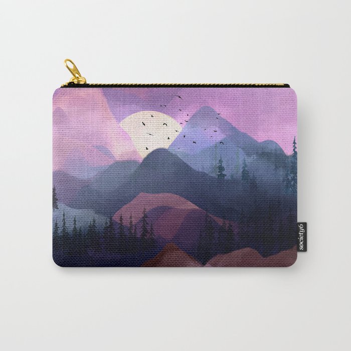 Misty Mountain Morning Carry All Pouch Gallery Image 1
