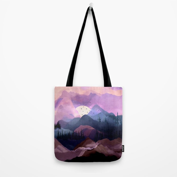Misty Mountain Morning Tote Bag Gallery Image 2