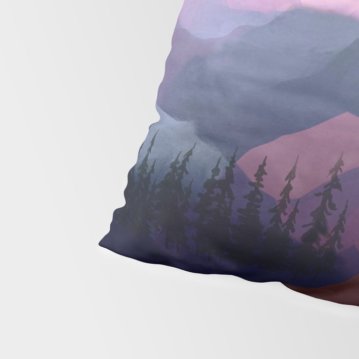 Misty Mountain Morning Pillow Sham Gallery Image 4