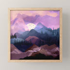 Misty Mountain Morning Mini Art Print Gallery Image 1