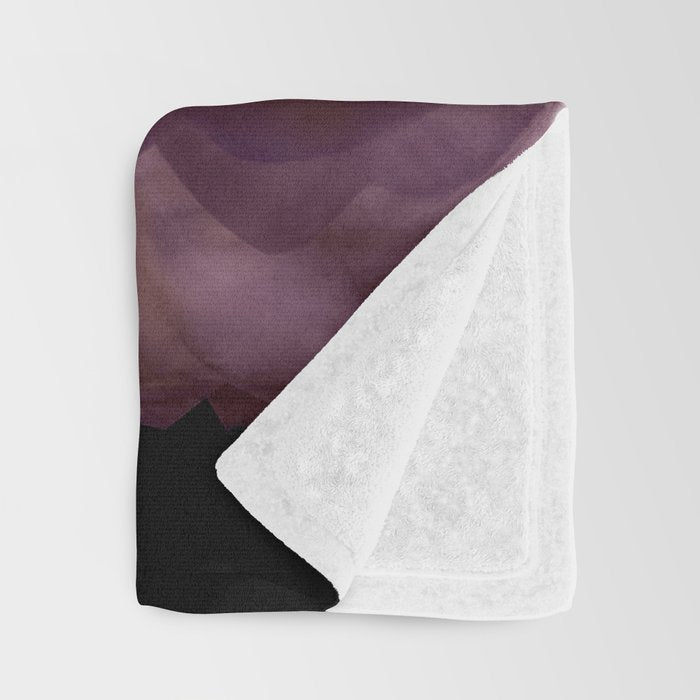 Misty Mountain Morning Throw Blanket Gallery Image 3