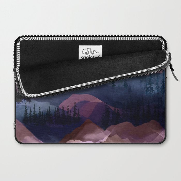 Misty Mountain Morning Laptop Sleeve Gallery Image 2