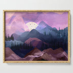 Misty Mountain Morning Serving Tray Gallery Image 1