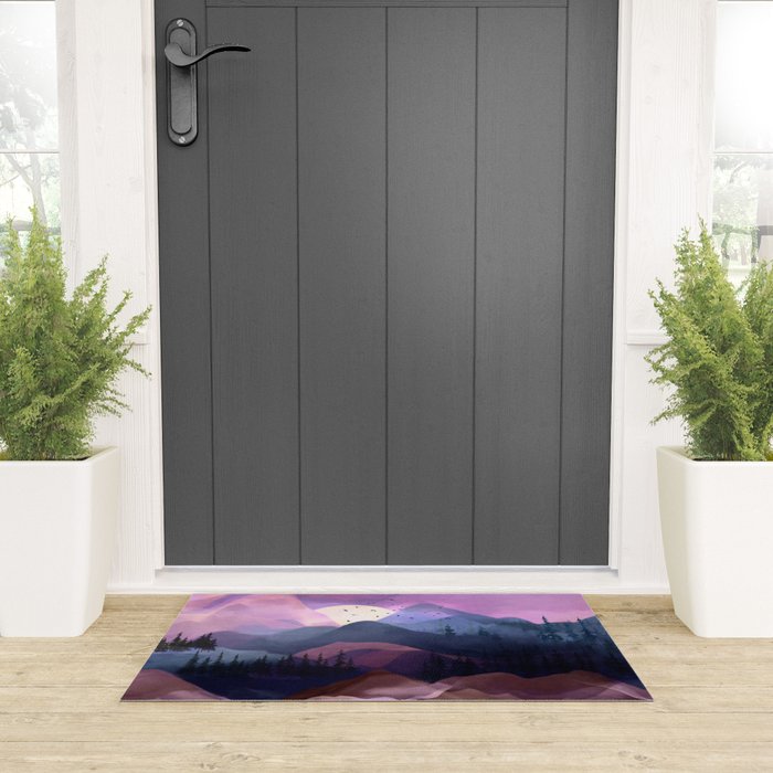 Misty Mountain Morning Welcome Mat Gallery Image 3