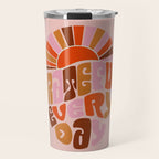 Grateful Everyday - 70s Hippie Style  Travel Mug Gallery Image 1