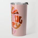 Grateful Everyday - 70s Hippie Style  Travel Mug Gallery Image 2
