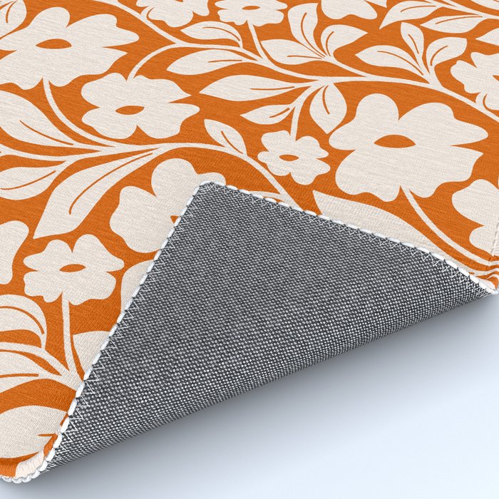 Tropical Vines Pattern - Terracotta Rug Gallery Image 4