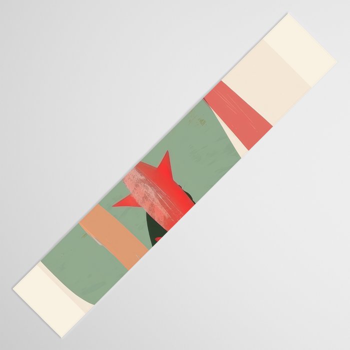 Red Fish Abstract Table Runner Gallery Image 3